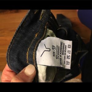 Skinny jeans w flare leg